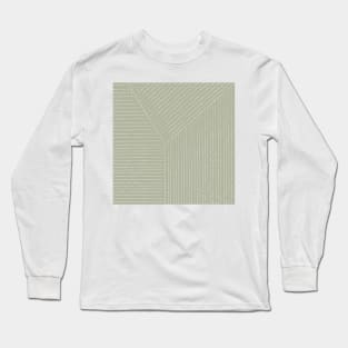 Lines (Linen Sage) Long Sleeve T-Shirt